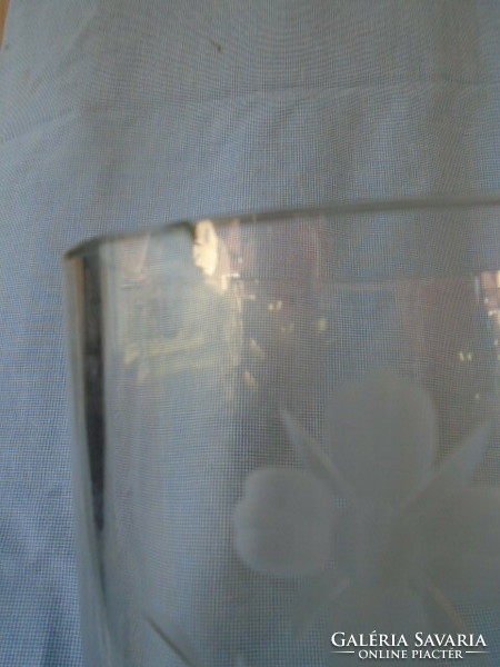 Kosta & Boda szignált különleges üveg exkluziv váza igen nehéz﻿ ﻿ cca 1100 gramm