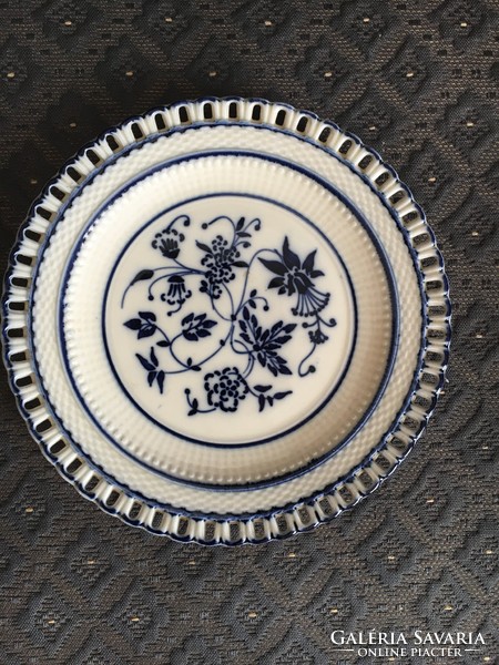 Német keménycserép tányér 19. század második fele