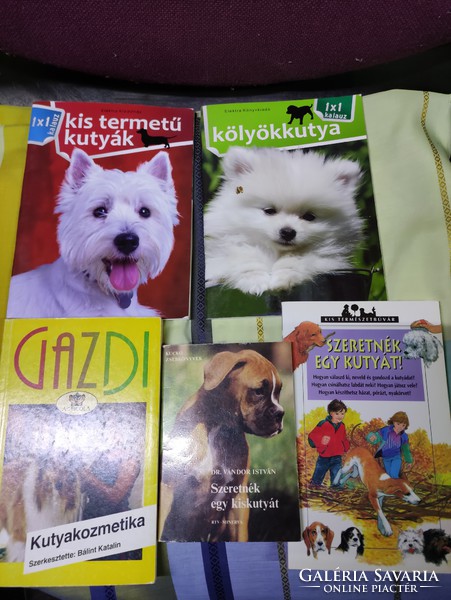 Kutyás könyvek -kutyatartás -házi kedvenc.