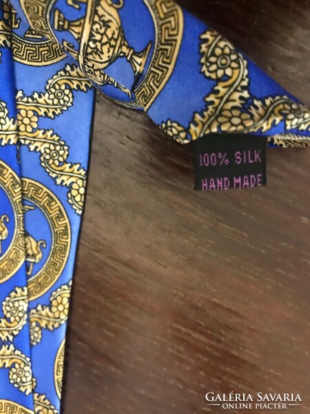 New! 100% Silk / silk / hand made men's tie.Sl stevenland brand.