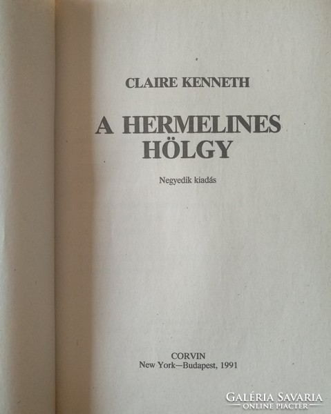 Kenneth, Claire: A hermelines hölgy, ajánljon!