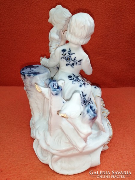 Barokk porcelán figura. "Royal Meridian"