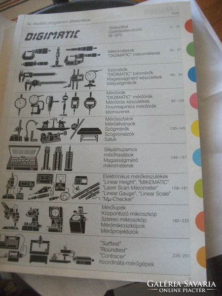 Specialist book mitutoyo - precision measuring instruments catalog - mechanics + optics + electronics 256 pages