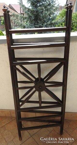 Antique wooden divider screen