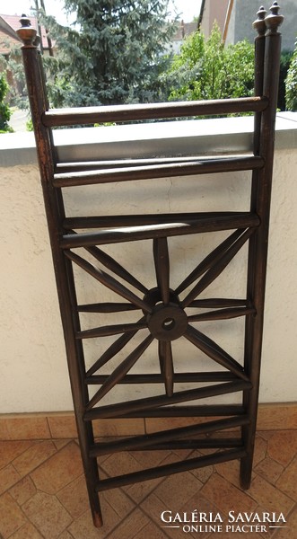 Antique wooden divider screen