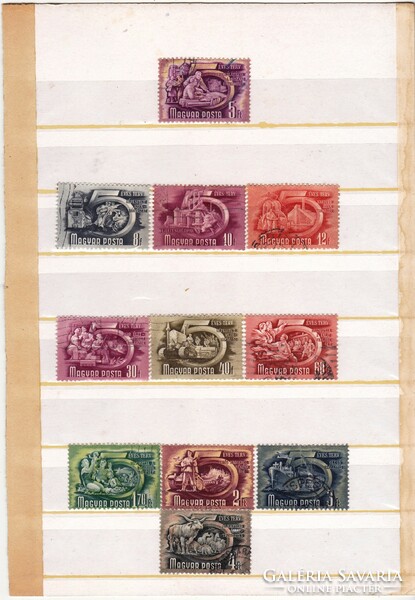 Magyarország forgalmi bélyegek 1950