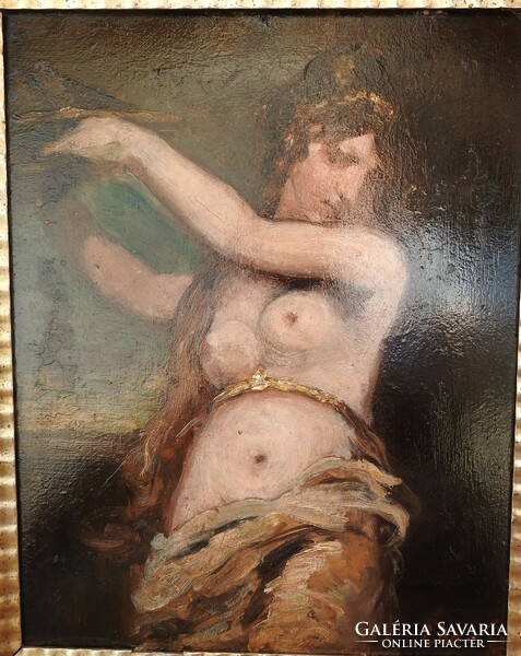 Gyula Éder - herodic daughter of salomé - painting oil / wood