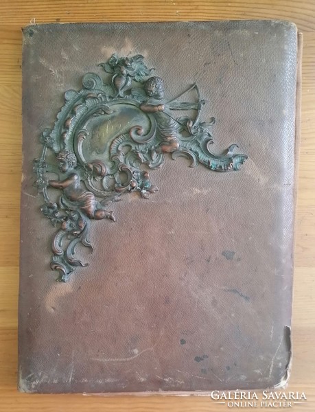 Extra antique leather folder. Bought in 'bav in '91. With acknowledgment!