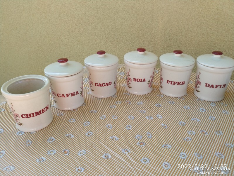 Ceramic spice holder set for sale!
