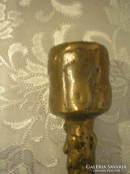 Antique unique rare serious art candle holder 14 cm 3 feet in beautiful condition for sale