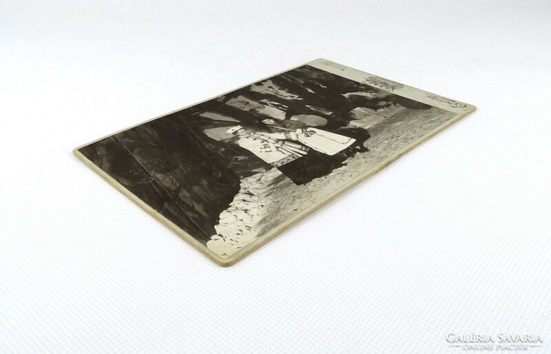 1J018 Antik Erdélyi fotográfia női portré 1905 jégünnepély
