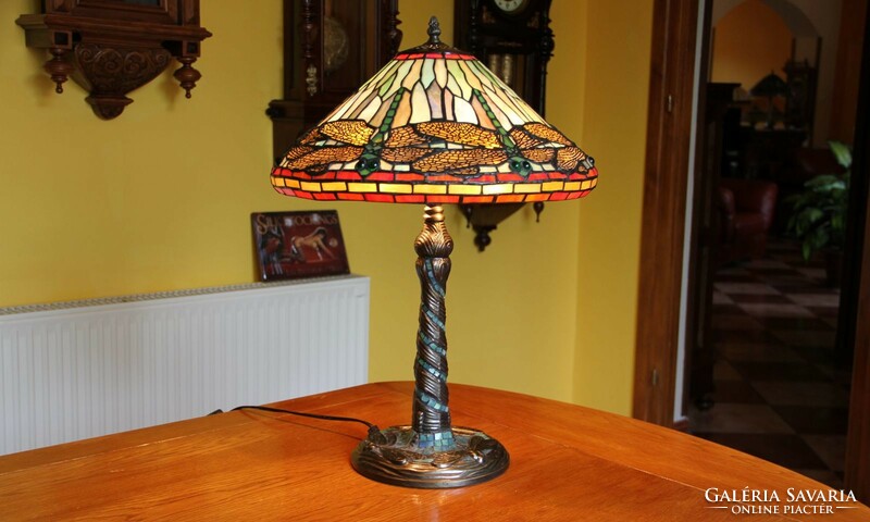 Tiffany szitakötős lámpa 58 cm