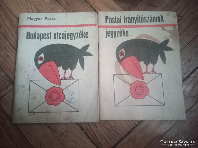 Postai irányítószámok jegyzéke és Budapest utcajegyzeke 1972