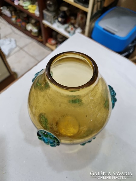 Crafts glass vase