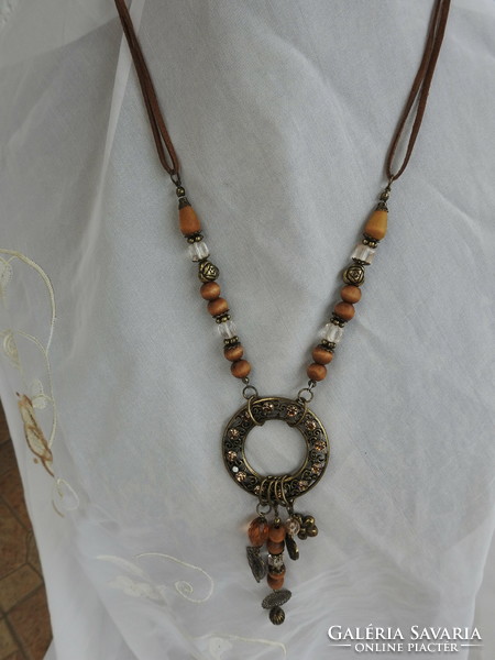 Richly decorated baroque necklace