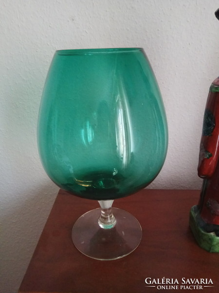Glass cup 27 cm high