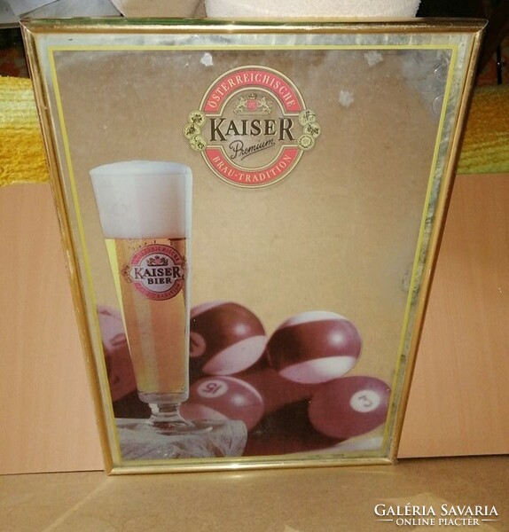 Kaiser advertising mirror 34 * 50 cm