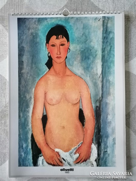 Modigliani falinaptár 1985