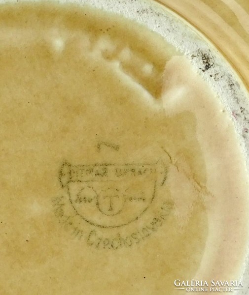 1I992 Régi jelzett DITMAR URBACH kerámia tányér 23.5 cm