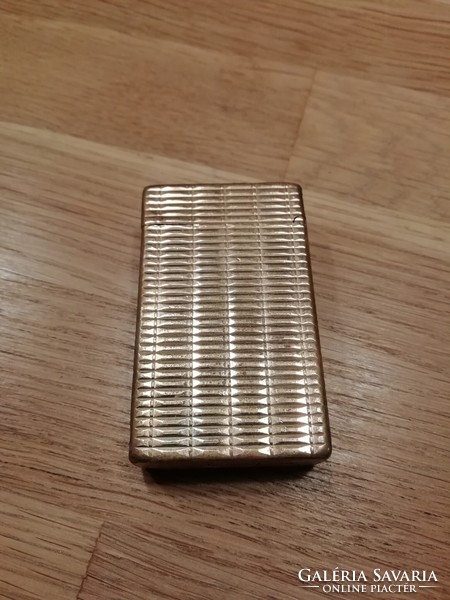 St. Dupont lighter, gilded lighter, collectible piece