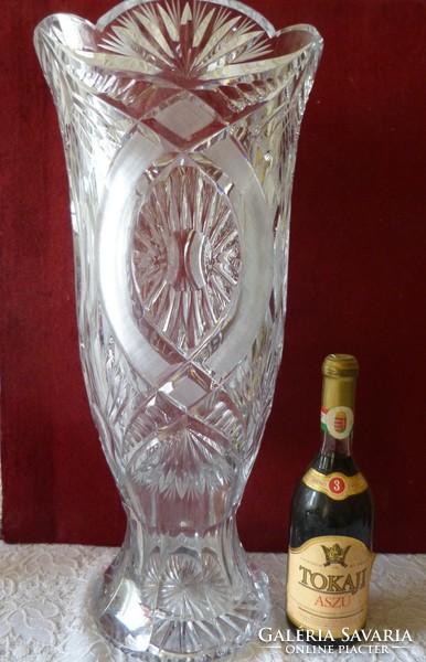 Huge, 50 cm crystal vase.