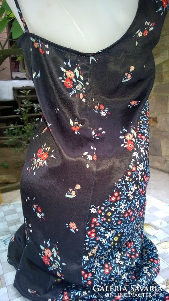 Fashionable zara women's underwear, nightgown, jumpsuit black-floral s-m unique item