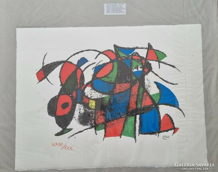 Joan Miro - Komposition III