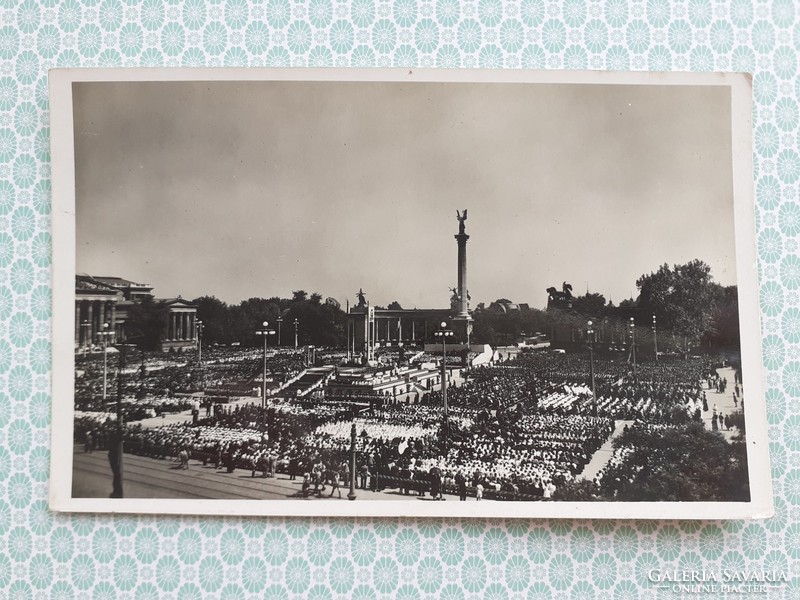 Old postcard 1939 xxviii. Russia Catholic General Assembly Budapest photo postcard