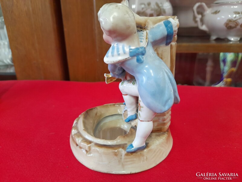 Nagyon Ritka Német,Germany Conta & Boehme Poessneck /Pößneck/ 1804-1940 Figurális Porcelán Szobor.