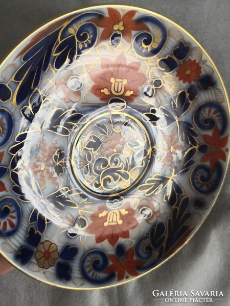 Pirkenhammer bowl, saucer: 1857-1887