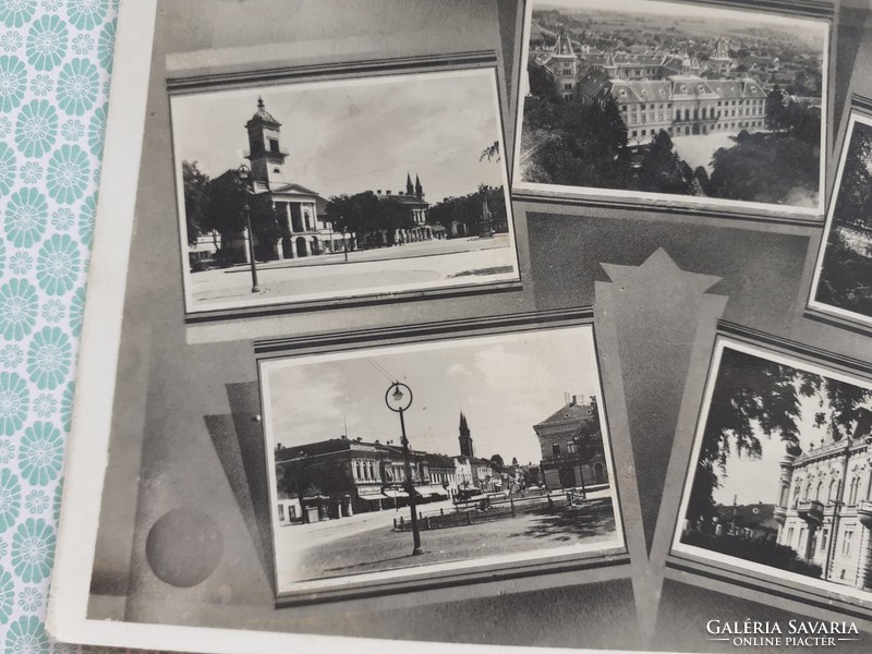 Old postcard 1943 gloomy photo postcard