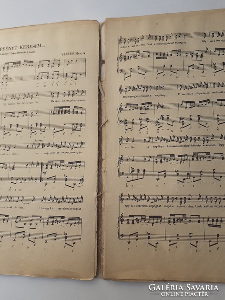 Old sheet music book 1955 New Year's dance album
