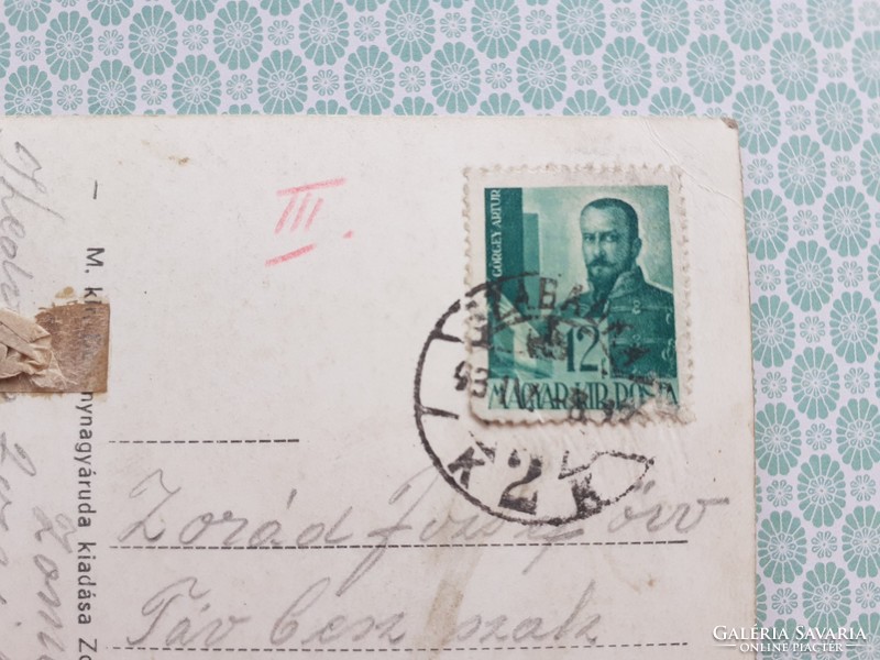 Régi képeslap 1943 Zombor fotó levelezőlap