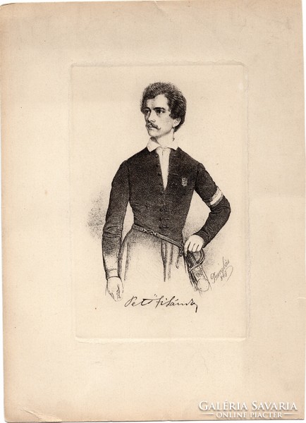 Miklós Barabás (1810-1898): Sándor Petőfi 1848.