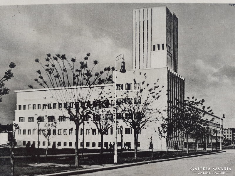 Régi képeslap 1941 Újvidék a volt Báni Hivatal palotája fotó levelezőlap