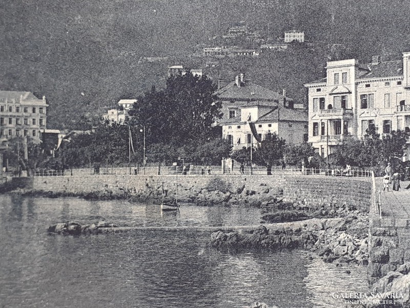 Old postcard abbazia slatina photo postcard