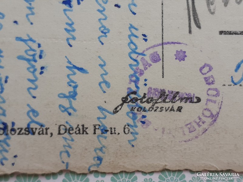 Régi képeslap 1943 Tusnád fürdő fotó levelezőlap