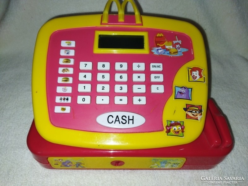RETRO McDonalds 2004 pénztárgép régi játék