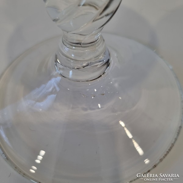 Italian vintage glass vase / decorative glass-38 cm