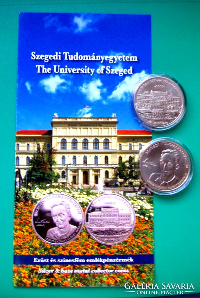 2021- University of Szeged - 2000 ft commemorative coin - in capsule + mnb description