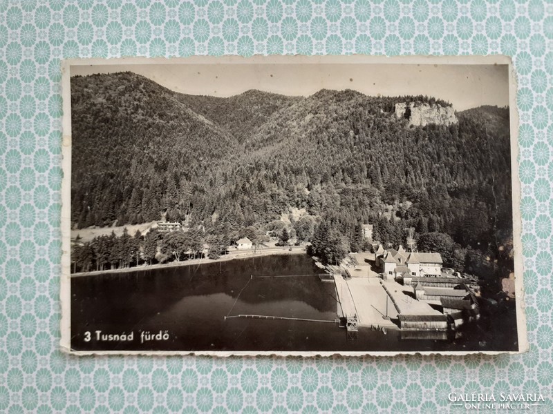 Old postcard 1942 Tusnád baths photo postcard