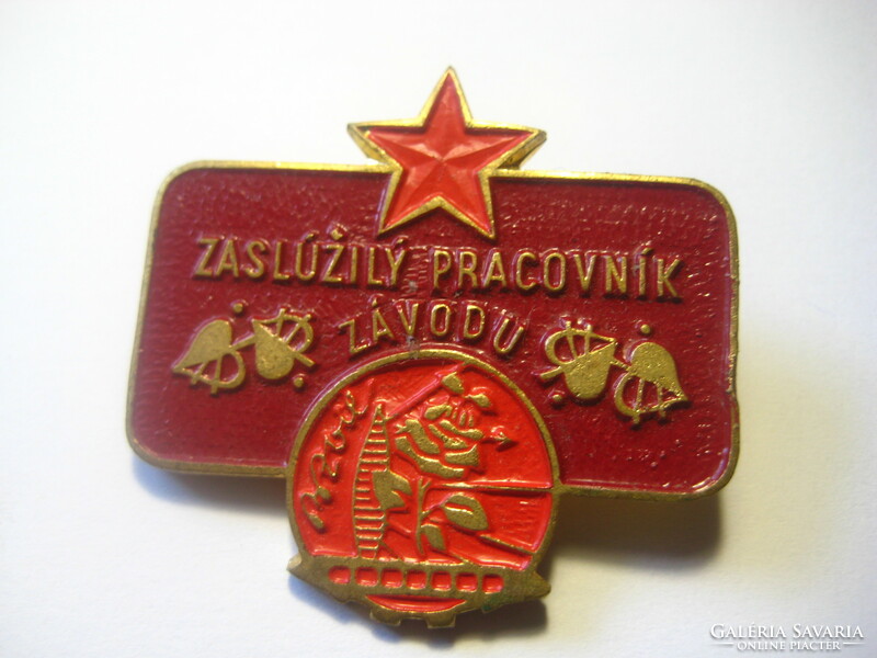 Czechoslovak badge 40 mm from the 70's