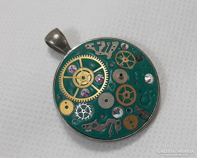 Vintage óraszerkezet medál