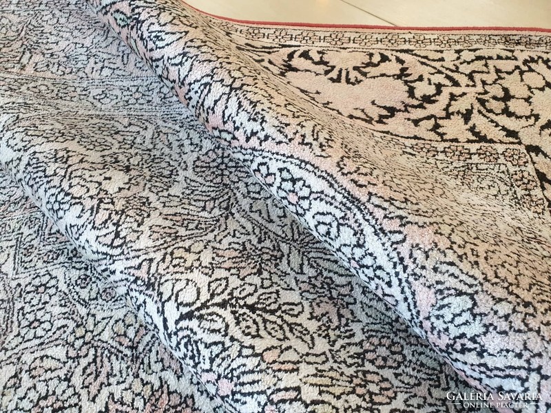 Valódi kasmíri selyem 180x290 kézi csomózású perzsa szőnyeg MM_22