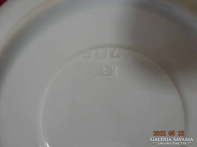 Herend porcelain teacup coaster with herend 706 impression. He has! Jókai.