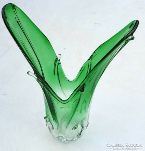 Muránói üveg váza 61 cm magas