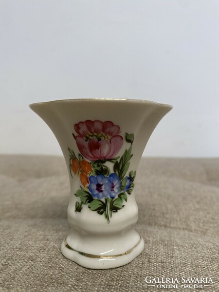 Herend porcelain small flower vase a16