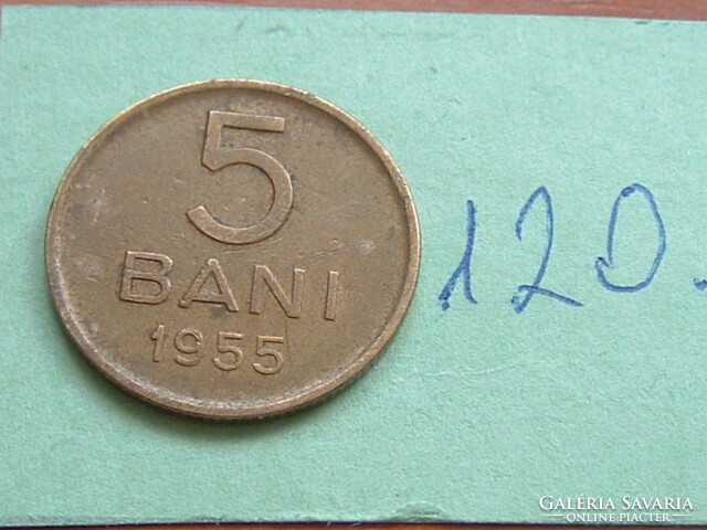 ROMÁNIA 5 BANI 1955  120.