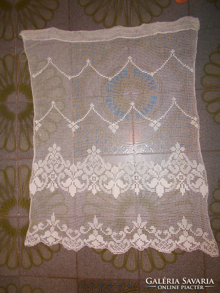 --Antique fillet lace for small window curtain 78 cm x 60 cm