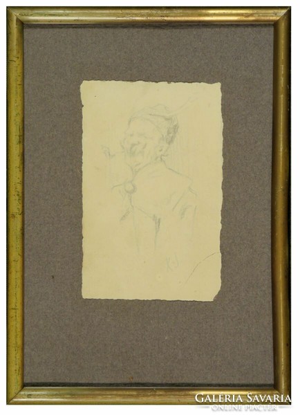 Karvaly József : "Pipás ember"